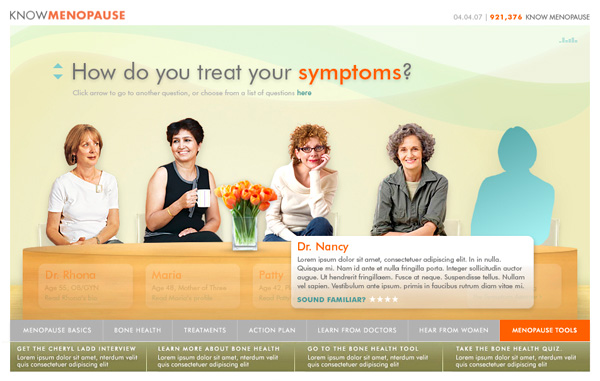 Wyeth's Know Menopause Site